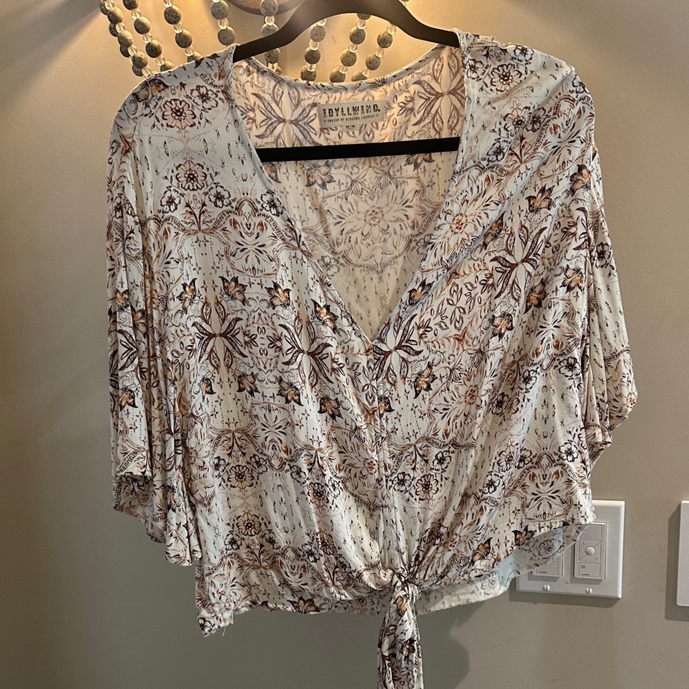Miranda Lambert IDYLLWIND Floral Print Women's Top
